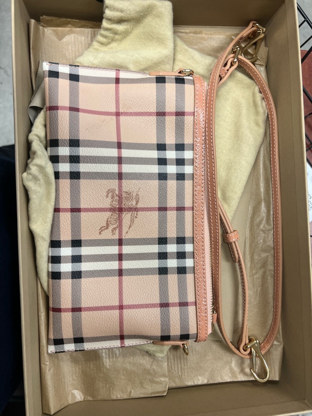 Burberry Heritage Check Crossbody Plaid